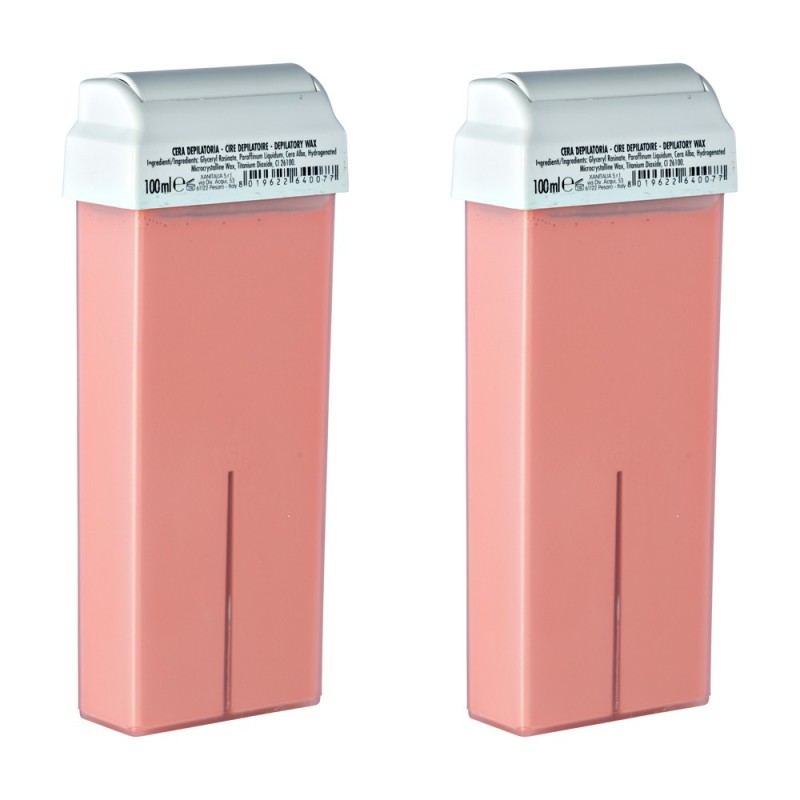 2 X ROLL ON WAX, HAIR REMOVAL, MINERAL PINK TITANIUM 80 ML - PREMIUM