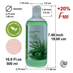 NATURAL ALOE VERA PRE-WAX LOTION AND FACIAL CLEANSER - MADE IN ITALY